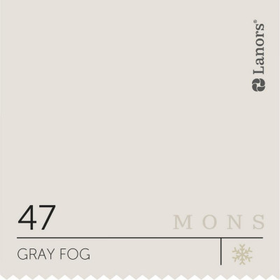 Краска Lanors Mons «Gray Fog» (Серый туман), 47