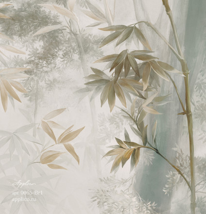 Фреска Applico Four «Бамбуковая роща», OP 0065-Br1