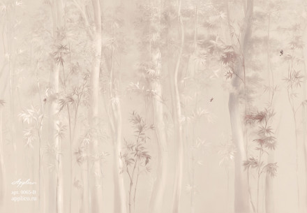 Фреска Applico Four «Бамбуковая роща», OP 0065-B