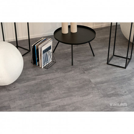 ПВХ-плитка Vinilam Ceramo Vinilam Stone «Цемент Серый», 71616