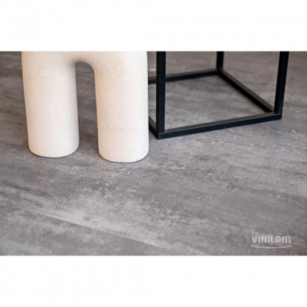 ПВХ-плитка Vinilam Ceramo Vinilam Stone «Цемент Серый», 71616