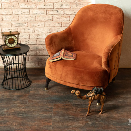 ПВХ-плитка Vinilam Ceramo Vinilam Stone «Керамическая Сталь», 71617