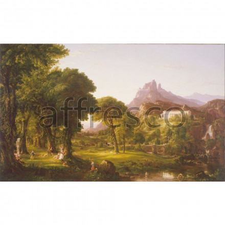 Фреска Affresco, Thomas Cole Dream of Arcadia