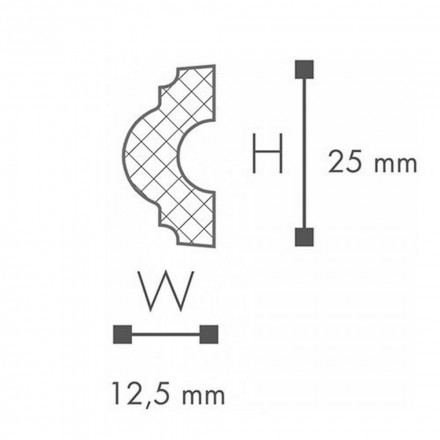 Молдинг NMC Wallstyl, WL7
