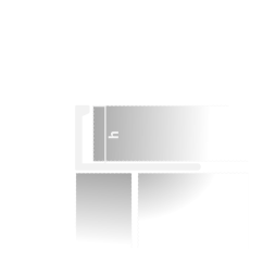 Профиль L-образный алюминий (8мм х 2.7м) (PV01) Neexy