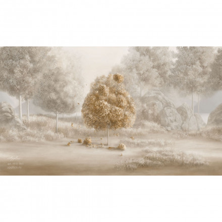 Фреска Applico Three «Древоцвет», 0031-Br1