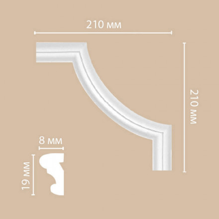 Угловой элемент Decomaster, 97100-2