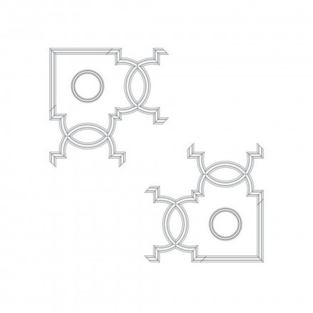 Готовое решение: Узел RoDecor Легенды Ар-деко «Эрте Ф2», 66418AR