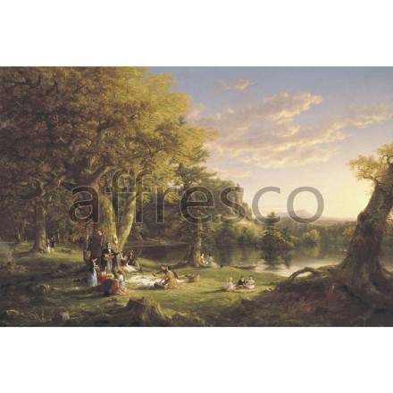 Фреска Affresco, Thomas Cole The Pic Nic