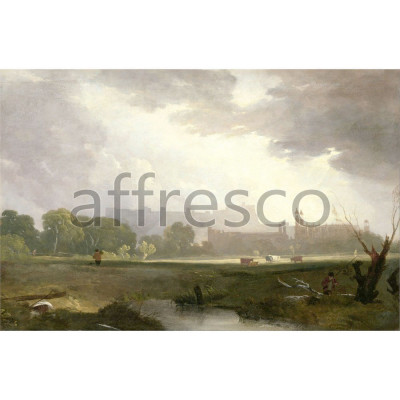 Фреска Affresco, Sir Augustus Wall Callcott Windsor from Eton