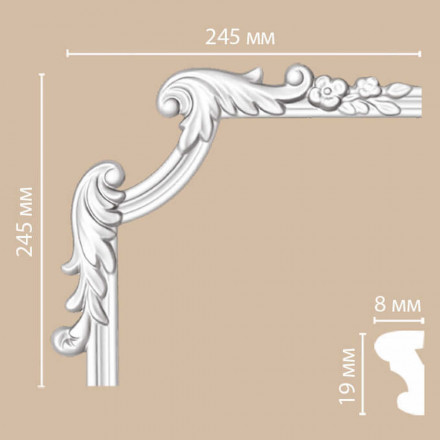 Угловой элемент Decomaster, 97100-3L