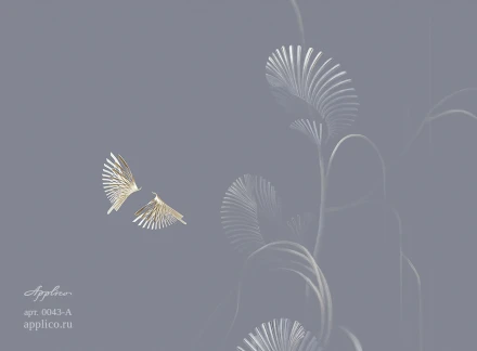 Фреска Applico Four «Ивы на воде», 0043-A