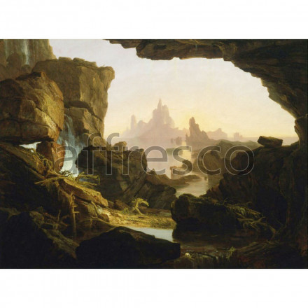 Фреска Affresco, Thomas Cole The Subsiding of the Waters of the Deluge