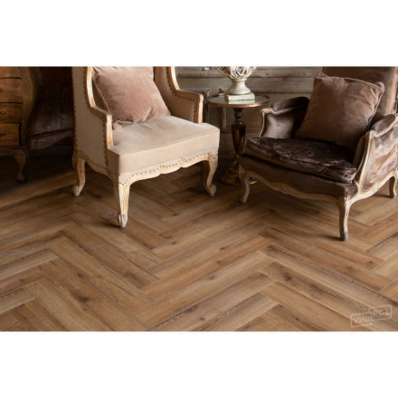 ПВХ-плитка VinilPol Herringbone «Паркет Франческо», 9933