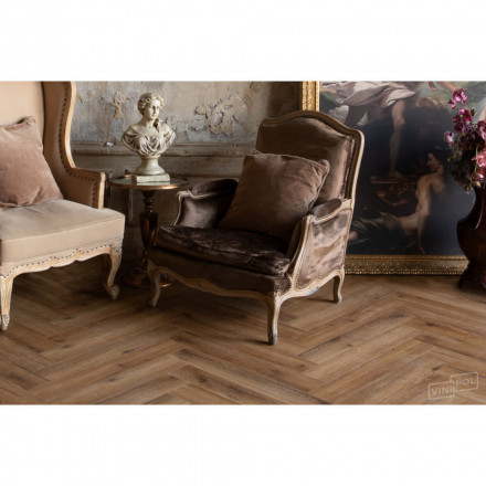 ПВХ-плитка VinilPol Herringbone «Паркет Франческо», 9933
