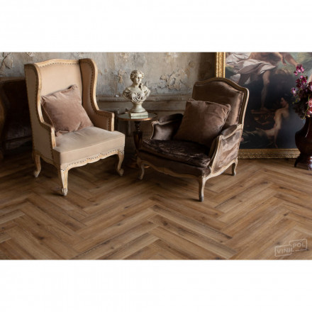 ПВХ-плитка VinilPol Herringbone «Паркет Франческо», 9933