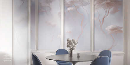 Фреска Applico Four «Деревья в облаках», OP 0062-S1