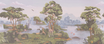 Фреска Applico Four «Саванна», OP 0063-A