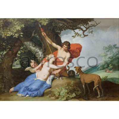 Фреска Affresco, Abraham Bloemaert Venus and Adonis