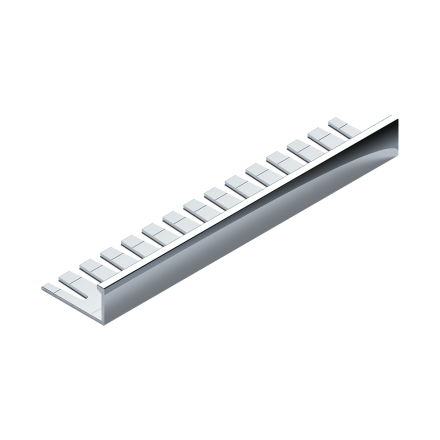 Профиль L-образный гибкий алюминий (12.5мм х 2.7м) (PV06) Neexy