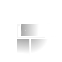 Профиль L-образный гибкий алюминий (12.5мм х 2.7м) (PV06) Neexy