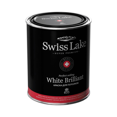 Интерьерная краска Swiss Lake «White Brilliant»