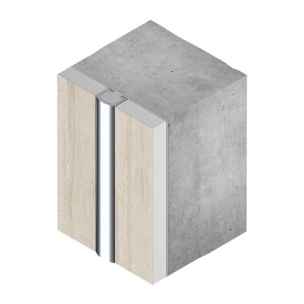 Профиль вставка алюминий (10мм X 8.2мм 2.7м) (PV104) Neexy