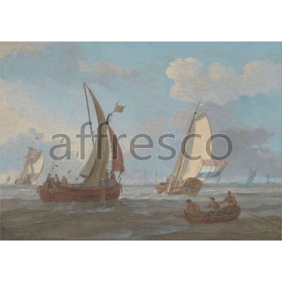 Фреска Affresco, Adam Silo Dutch Shipping off the Low Countries