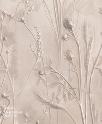 Фреска Applico Four «Ботанический барельеф», OP B 0075-M1