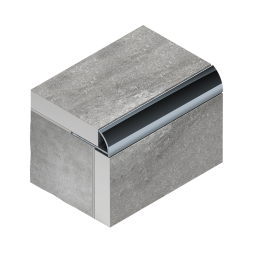 Профиль для плитки внешний алюминий (10мм х 2.7м) (PV17) Neexy