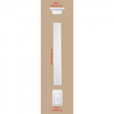 Капитель Decomaster, 92824-3