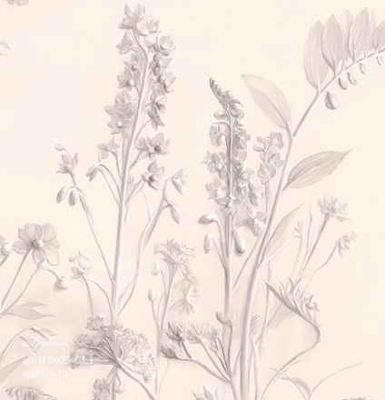 Фреска Applico Four «Ботанический барельеф», OP B 0075-GL1