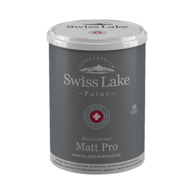 Интерьерная краска Swiss Lake «Matt Pro»