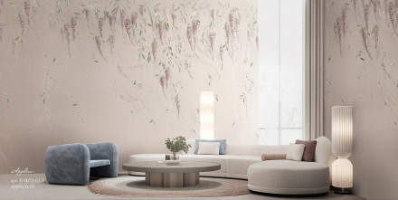 Фреска Applico Four «Весенняя глициния», OP B 0073-GL3