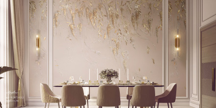 Фреска Applico Four «Весенняя глициния», OP B 0073-GL2