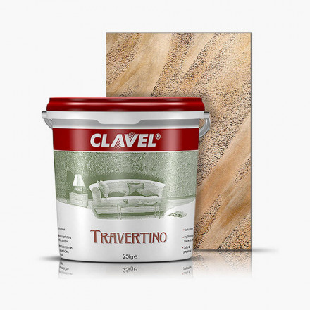 Декоративная штукатурка Clavel «Travertino»