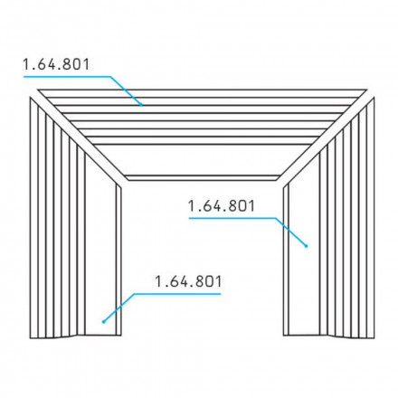 Элементы декоративного камина Европласт, 1.64.811