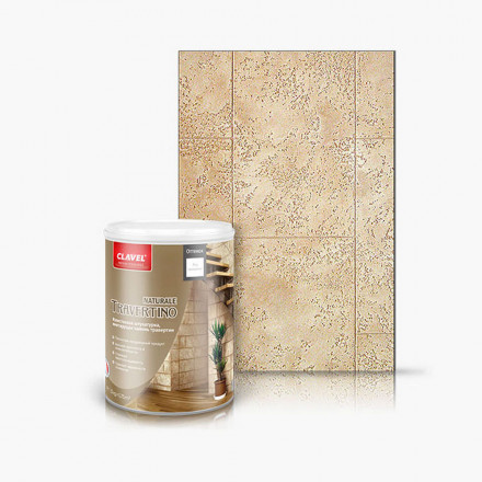 Декоративная штукатурка Clavel «Travertino Naturale»