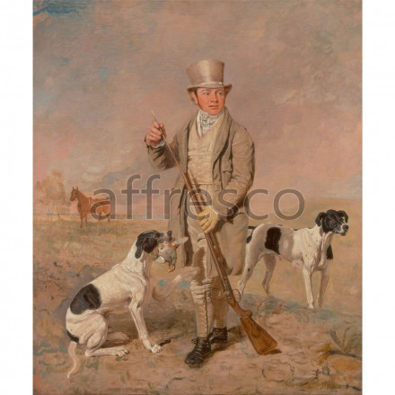 Фреска Affresco, Benjamin Marshall Portrait of a Sportsman Possibly Richard Prince