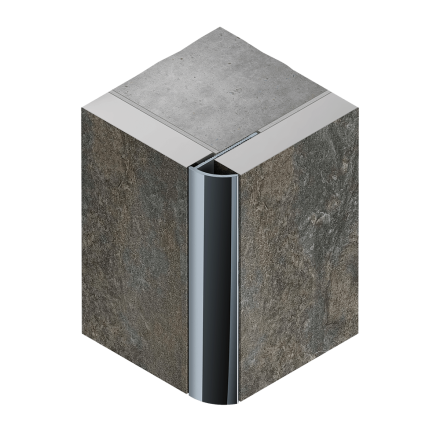 Профиль для плитки внешний гибкий алюминий (8мм х 2.7м) (PV19) Neexy