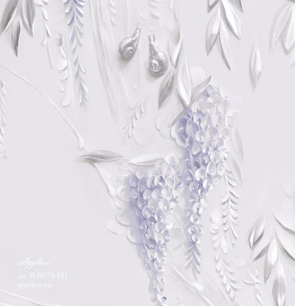 Фреска Applico Four «Весенняя глициния», OP B 0073-M1