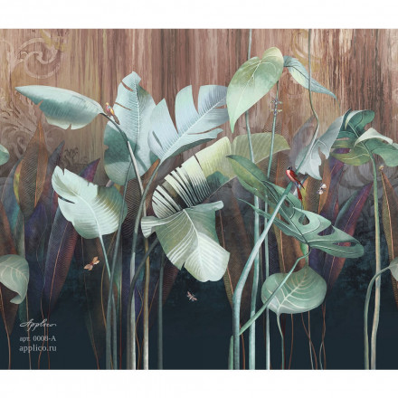 Фреска Applico One «Растительный джаз», 0008-A