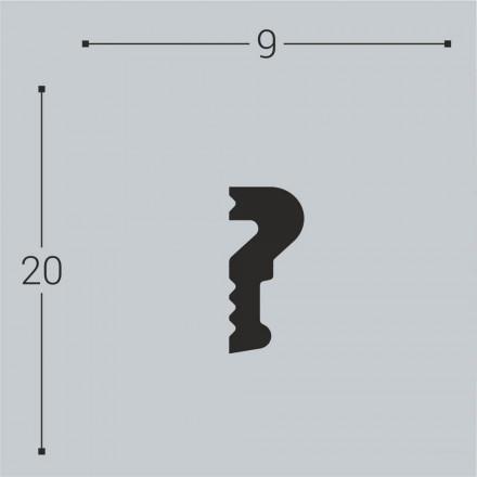 Молдинг Bello Deco, М2 20-9