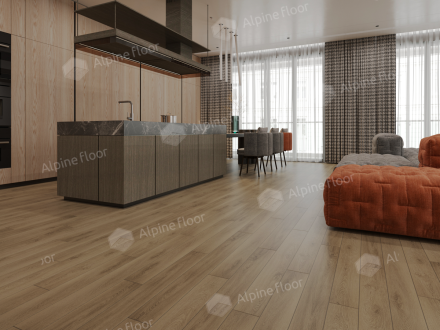 ПВХ-плитка Alpine Floor Grand Sequoia Village SPC «Вайпуа», ECO 11-1907 MC
