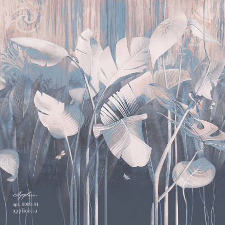 Фреска Applico One «Растительный джаз», 0008-S1