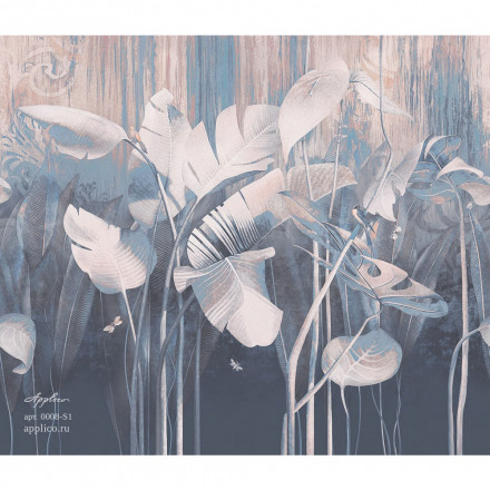 Фреска Applico One «Растительный джаз», 0008-S1