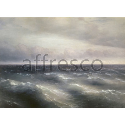 Фреска Affresco, Ivan Aivazovsky Black Sea storm starts to be played