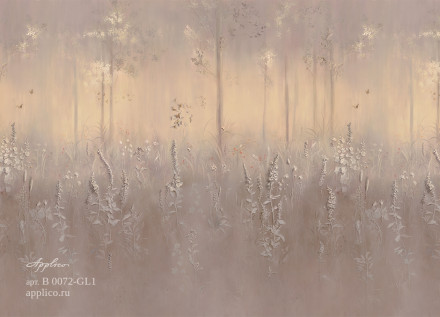 Фреска Applico Four «Светлый лес», OP B 0072-GL1