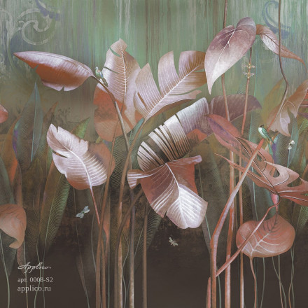 Фреска Applico One «Растительный джаз», 0008-S2