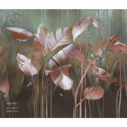 Фреска Applico One «Растительный джаз», 0008-S2